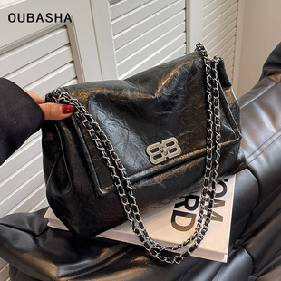 高级感包包女式 轻奢小众超火链条单肩包大容量通勤托特包 2025新款