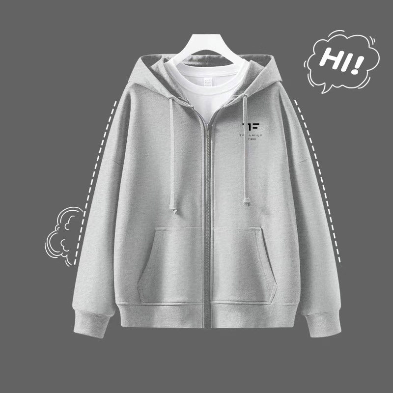 TF家族四代同款外套女学生宽松连帽拉链秋冬新款左奇函王橹杰外套