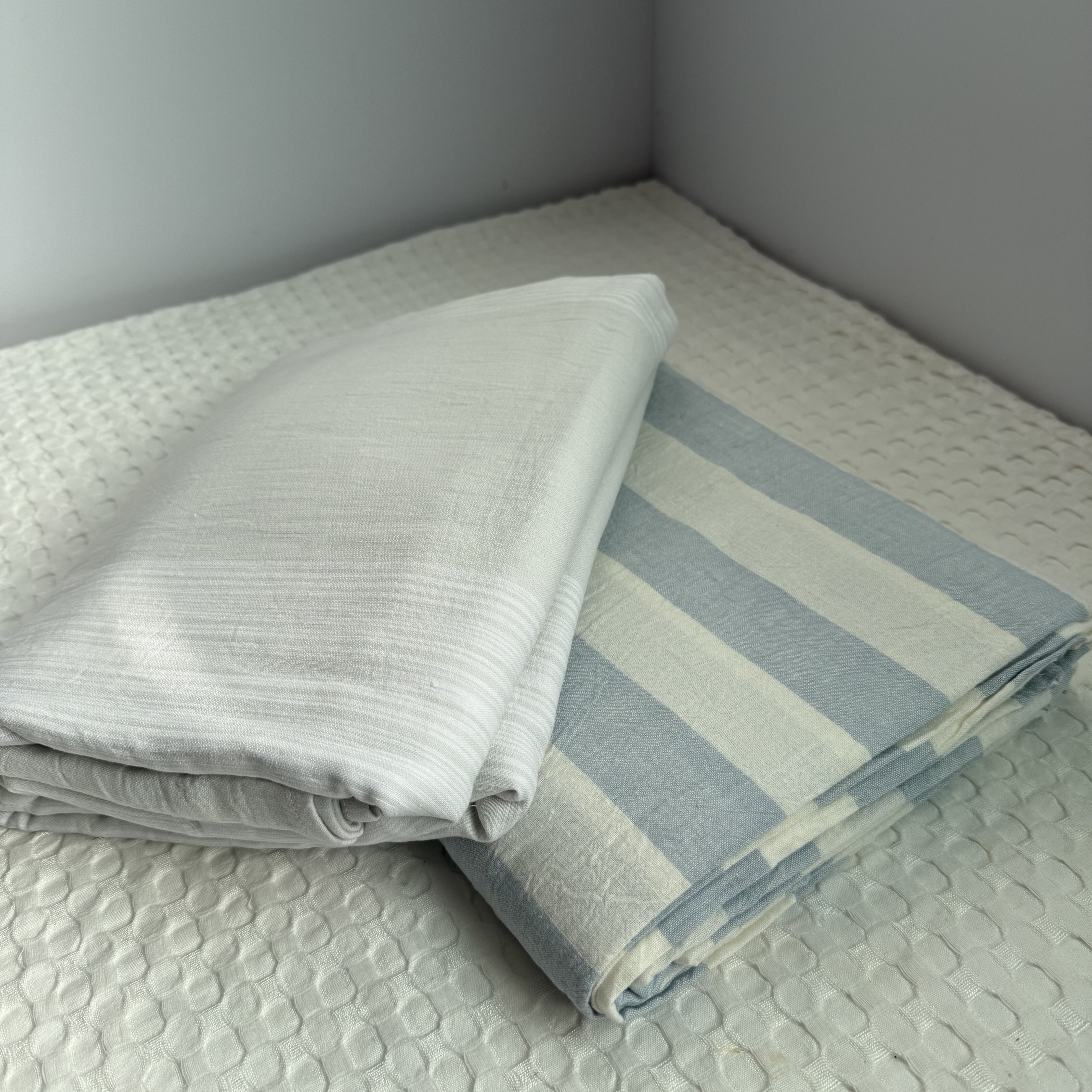 仅20条 卖完下架！55%麻45%棉外贸尾单酵素水洗棉麻床单单件双人