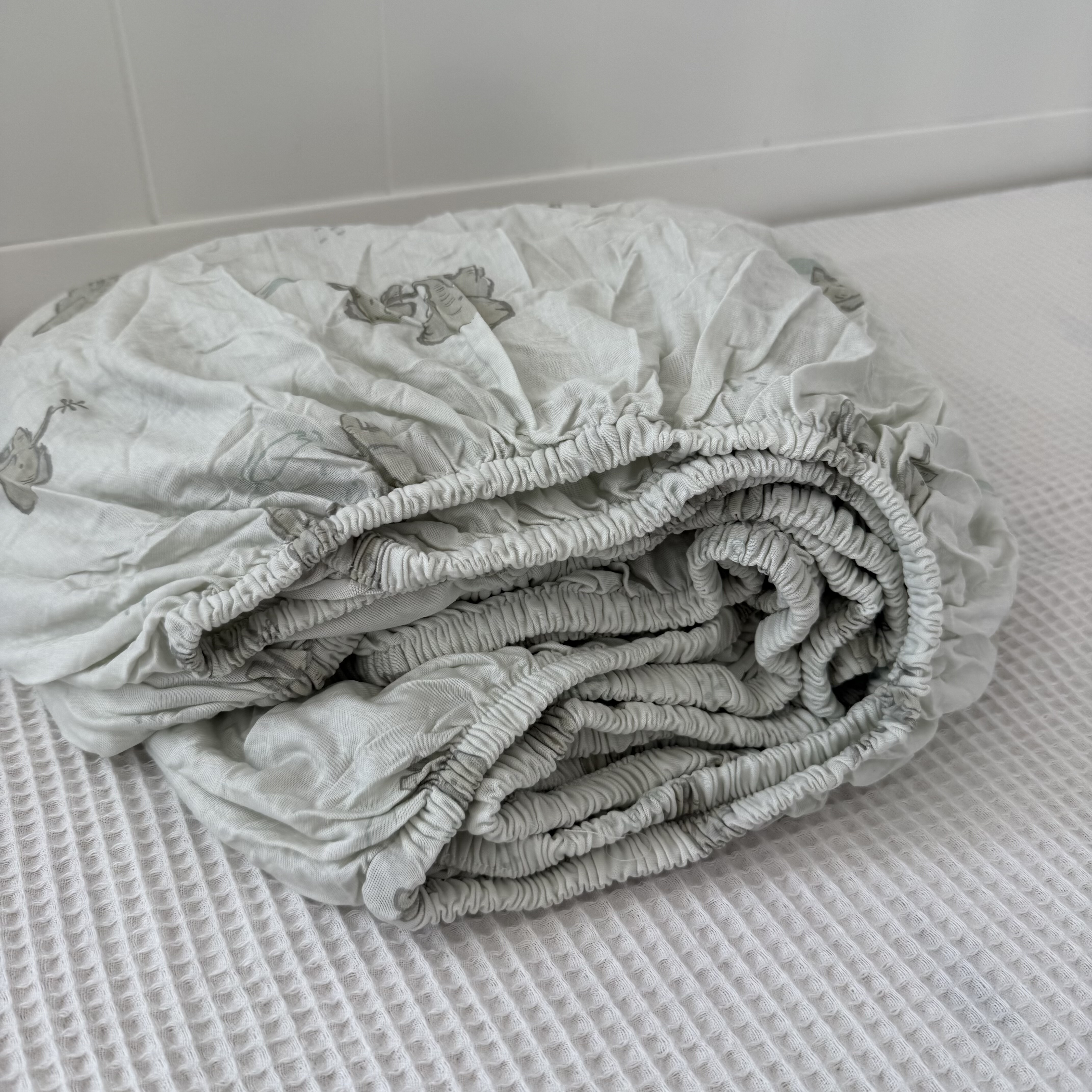 a类针织棉！外贸尾单全棉床笠纯棉软糯亲肤床垫套床罩特价清仓