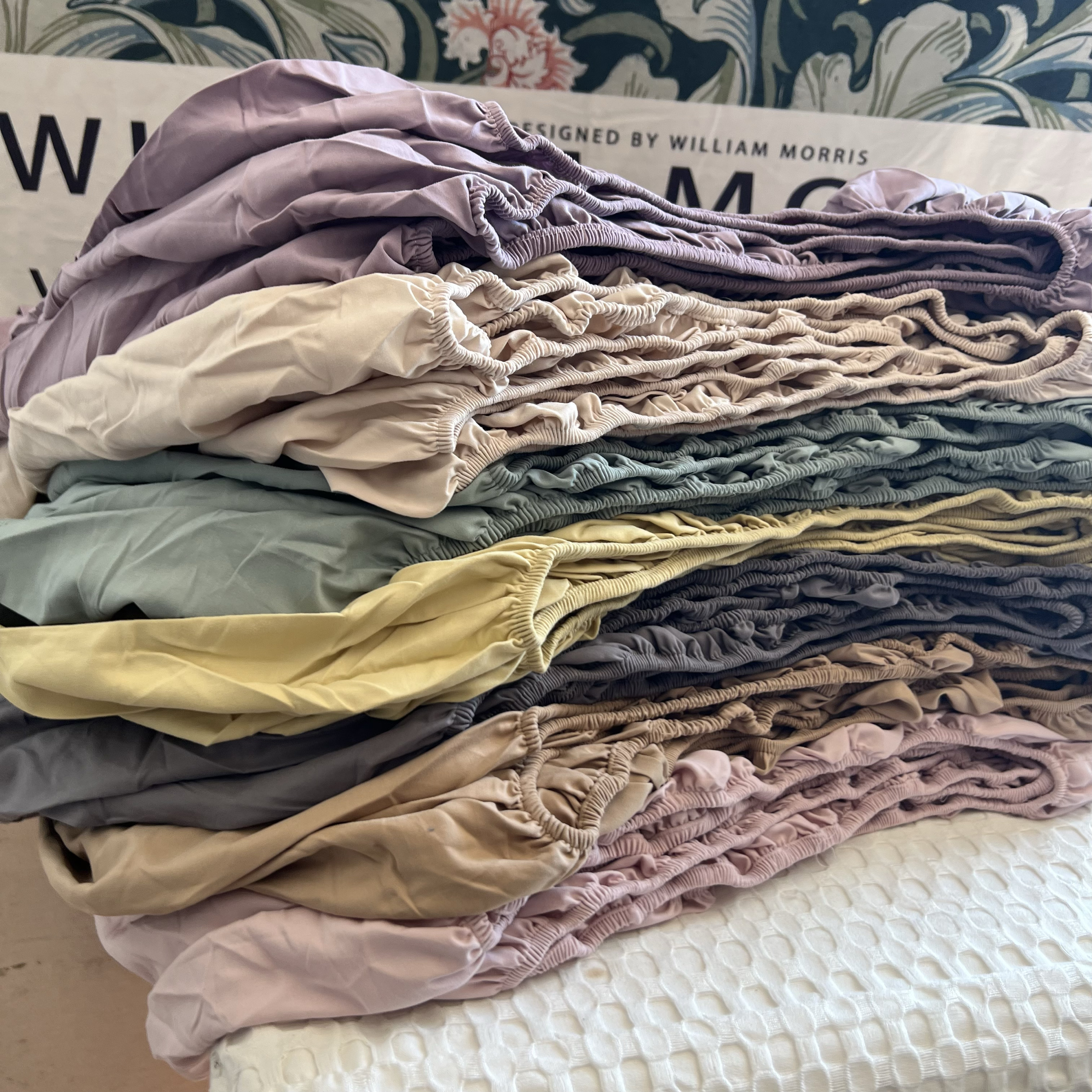 老粉福利！外贸微瑕疵100支全棉秋冬磨毛床笠单件纯棉床垫套床罩