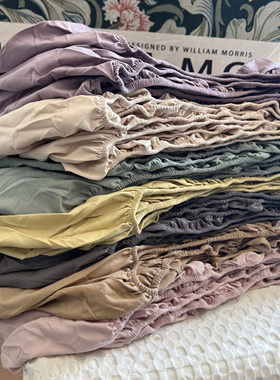 老粉福利！外贸微瑕疵100支全棉秋冬磨毛床笠单件纯棉床垫套床罩