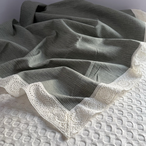 精致花边毯！55%汉麻 45%棉 外贸尾单麻棉盖毯薄毯可当单人床单