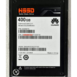 SAS SSD 02359070 2.5寸 S5500T存储固态硬盘可出测报 400G 华为