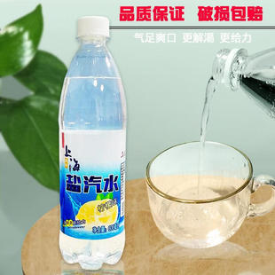 上海盐汽水风味饮料新日期夏天防暑降温解体渴24瓶*600ML整箱批发