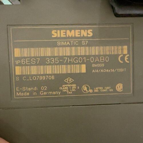 拆机西门子S7300模拟输入模块6ES73357HG01议价