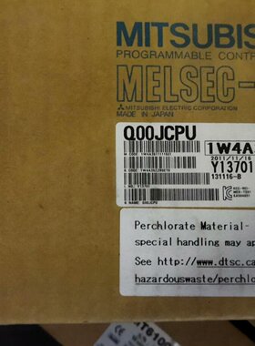 CPUQ00JCPU全新原装正品三菱CPUQ00JCP议价