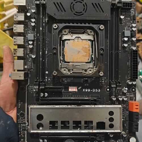 拆机X99主板E52696V3D3板油一套包测议价