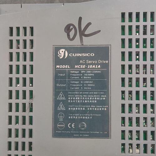 CUINSICO卡因斯科伺服 HCSE-10A1A拆机包好，议价