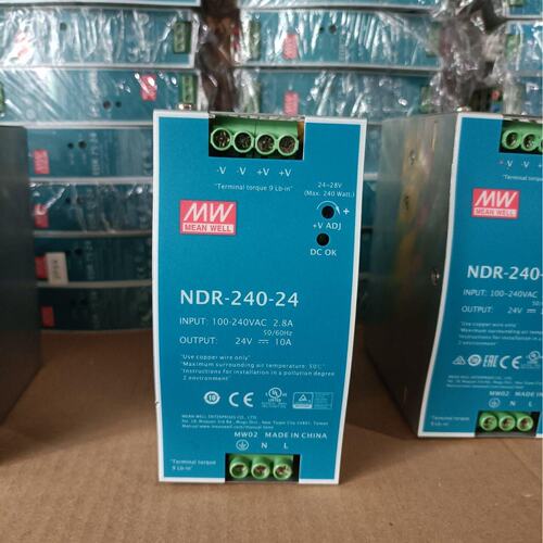 明纬NDR24024导轨式开关电源议价