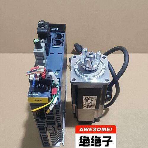 富士400W伺服套装RYH401F5-ⅤV2，400W，电机议价