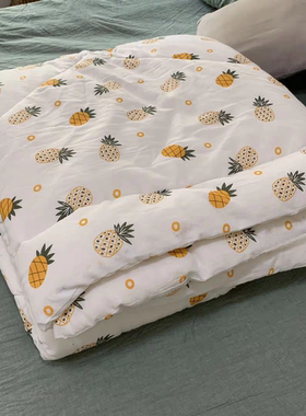 小学生薄被夏凉被130x180儿童棉絮被芯幼儿园午睡小棉被120x200