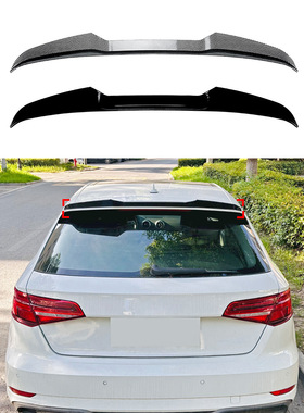 适用奥迪A3 8V Sline两厢版2014-2020刀锋顶翼尾翼扰流板外饰改装