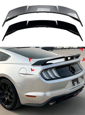 适用福特野马Mustang MK6 2015-2023 GT大尾翼扰流板外饰跨境改装