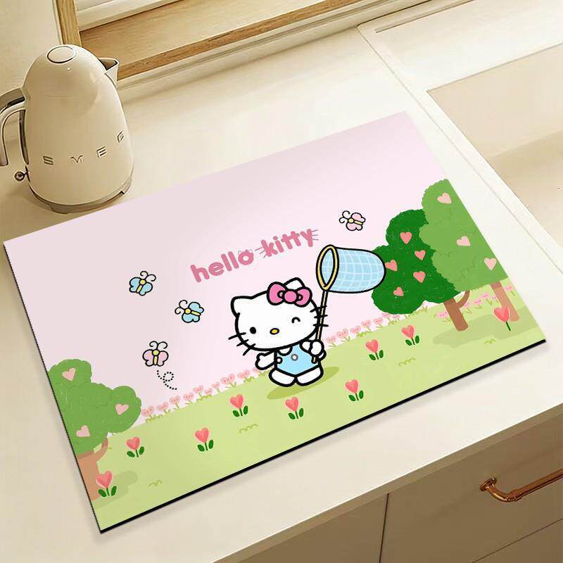 简约厨房沥水垫吸水碗垫餐桌保护地垫卫生间吸水防烫长方形垫