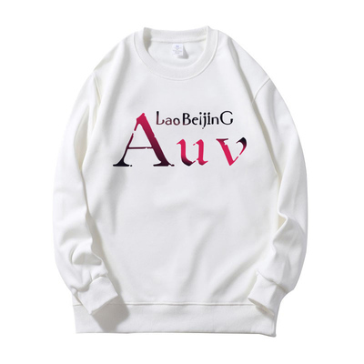 auvmujica老北京圆领长袖卫衣