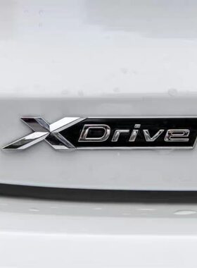 适用于宝马新款XDrive四驱尾标新3系5系7系字标740Li530Li排量贴
