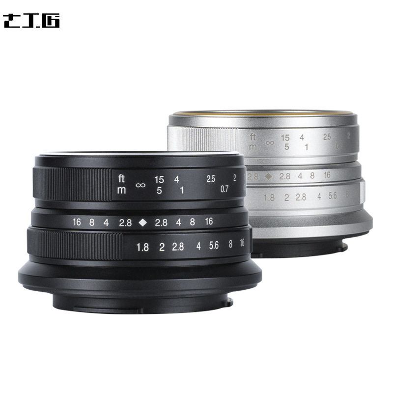 七工匠7artisans镜头25mm f1.8适用M富士松下微单镜头