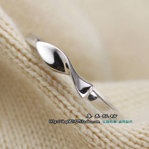 s925纯银时尚清新简约小鱼女戒指