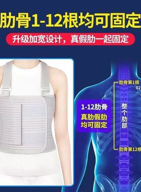 肋骨骨折固定带护胸绑带胸部胸椎骨折术后康复固定支具绑带护具