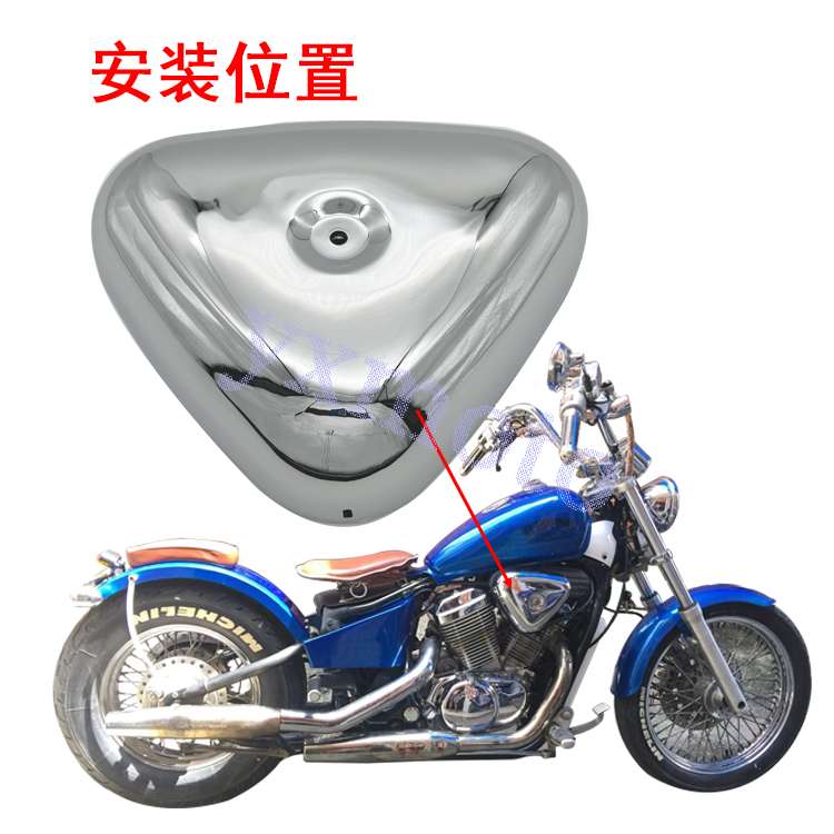 铁马400 600 Steed400电镀空滤盖 空气滤清器 进空盖 边盖外壳