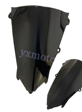 摩托配件适用CBR250RR 21 22 23 24年前挡风玻璃 黑色透明风挡板