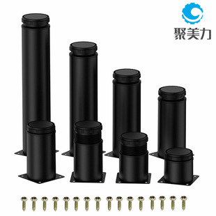 不锈钢黑色可调柜脚橱柜沙发家具柜脚支撑腿电视床茶几桌脚