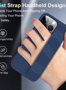 超薄手腕带适用苹果15promax手机壳新款14pmmax创意puls腕带iphone13pormax不包镜头ipone12por高端14PRO硬壳