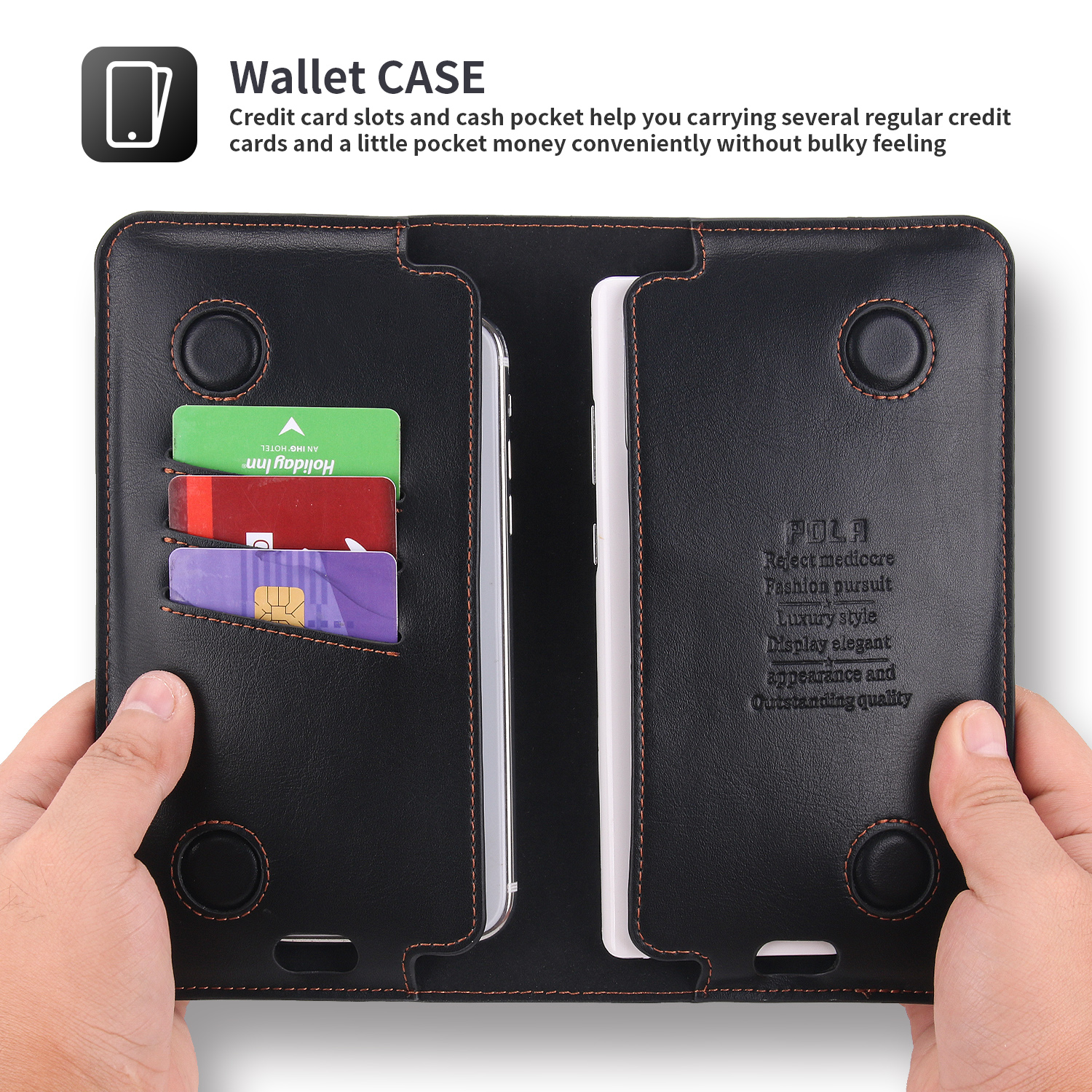 双手机包收纳包适用苹果iphone