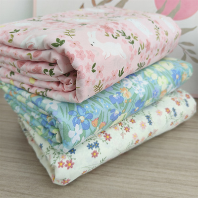 碎花床单纯棉被套单件学生