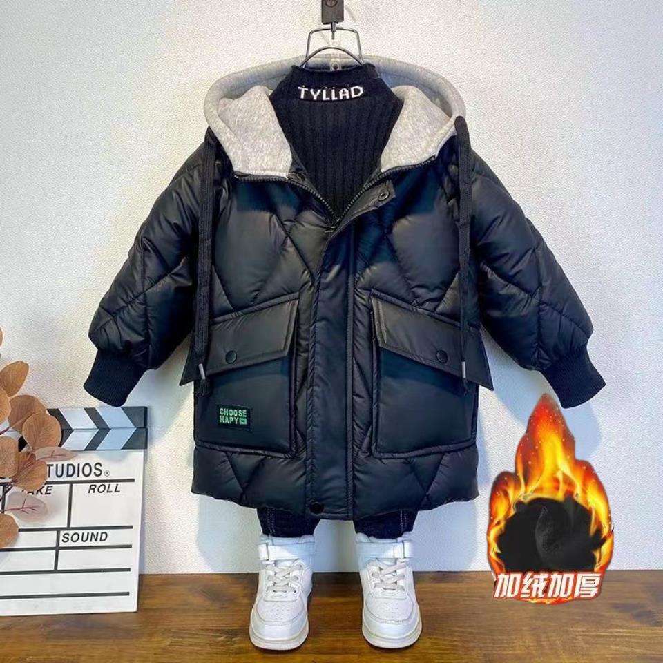 男童棉服冬款高档加绒加