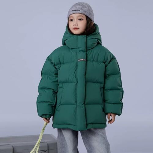 【清仓款-清货不退换】中大童休闲羽绒服加厚款羽绒衣外套