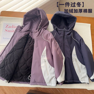 【直播间限时秒】寒冬加厚学院风夹棉加绒棉被大棉袄棉服25792