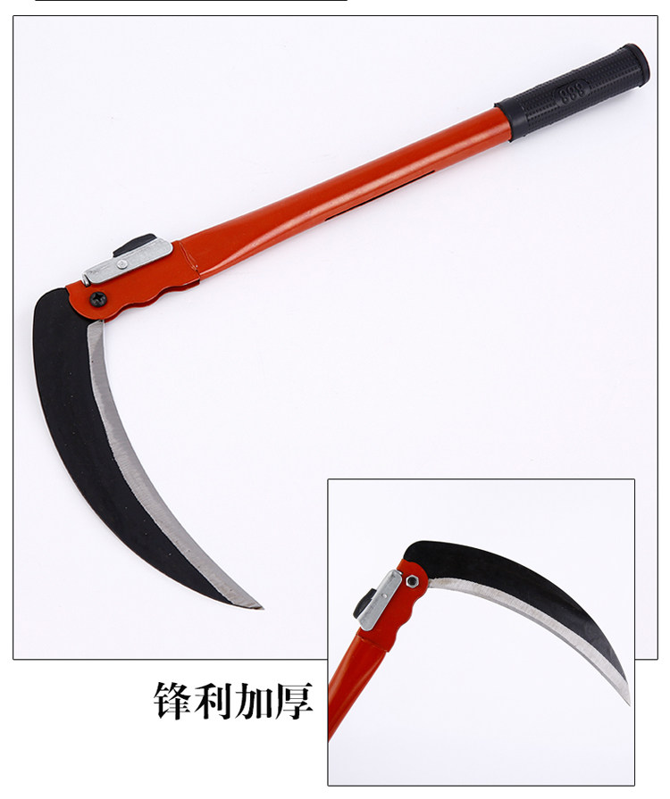 玉米收割专用小镰刀全钢弯刀农用户外割草刀除草工具锰钢锋利镰刀