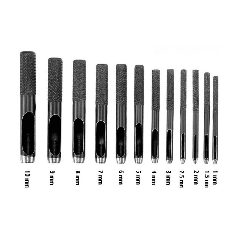 黑色高碳钢皮带冲子气眼冲孔器香