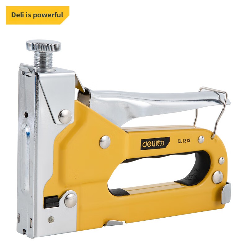 Deli Dl1313手动钉枪三用途代号钉枪气动钉枪u型t型门式u型钉