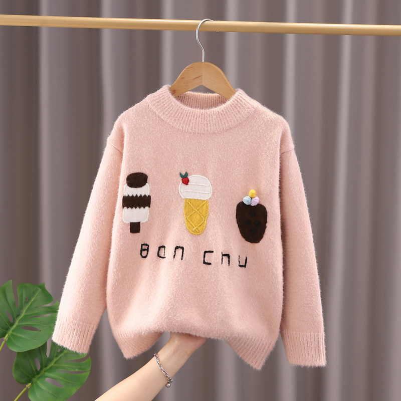 女童毛衣秋冬洋气2025新款童装女