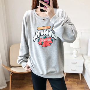 薄款 喂奶服辣妈外出哺乳期上衣服外穿卫衣女装 辣妈春装 孕妇春秋装