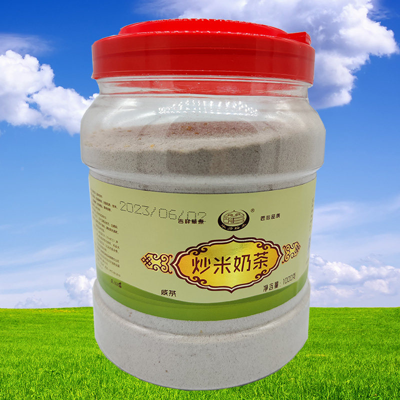 2月毕力格泰牧人奶茶炒米奶茶咸味1000克内蒙古达茂旗草原奶茶粉