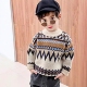 宝宝加绒加厚打底衫 洋气针织衫 男孩冬季 儿童毛衣男童秋冬2026新款