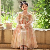 女孩超仙唐装 汉服女童夏季 公主连衣裙夏款 儿童中国风古装 2026新款