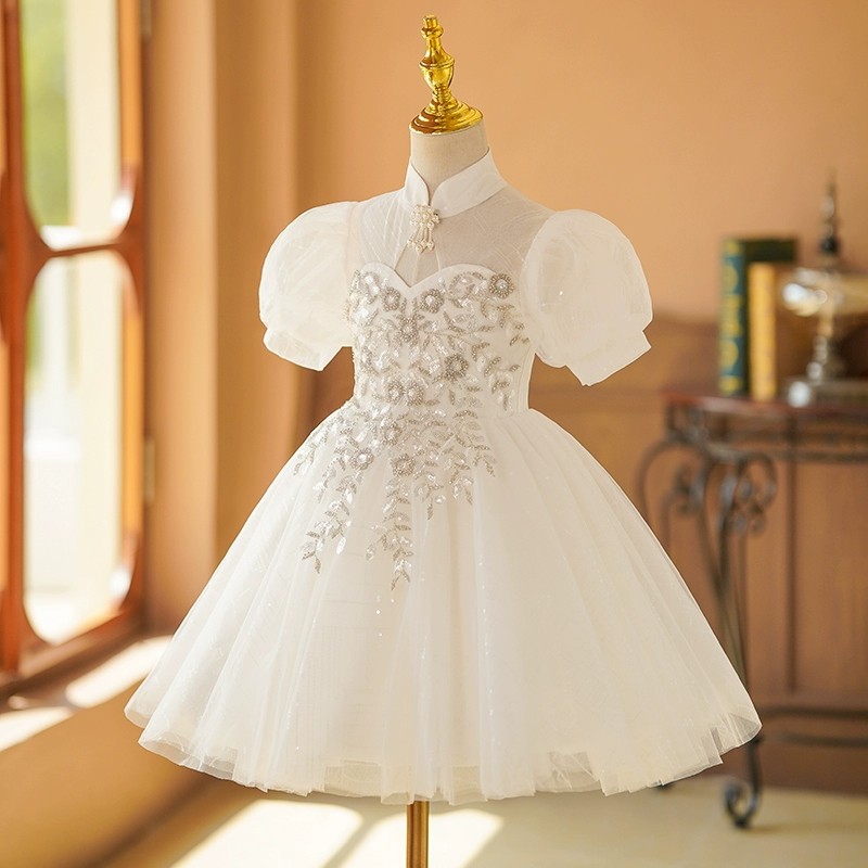 女童礼服夏季2026新款儿童高端轻奢连衣裙小女孩公主裙六一演出裙