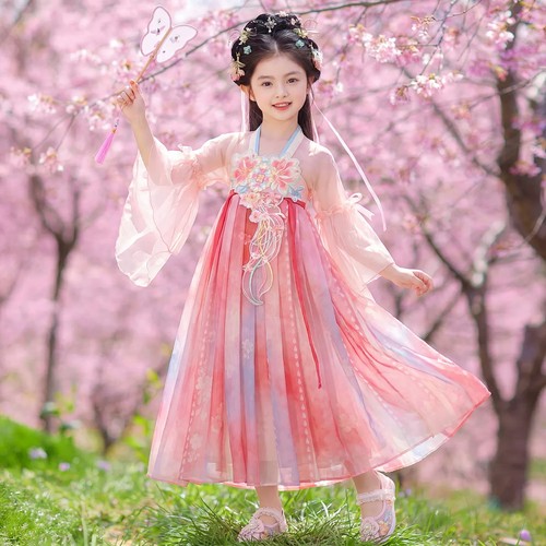 女童汉服夏季古风公主裙齐胸襦裙