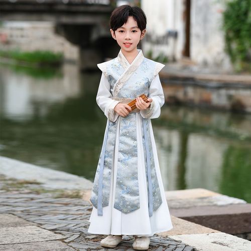 男童秋季汉服儿童新中式男孩唐装