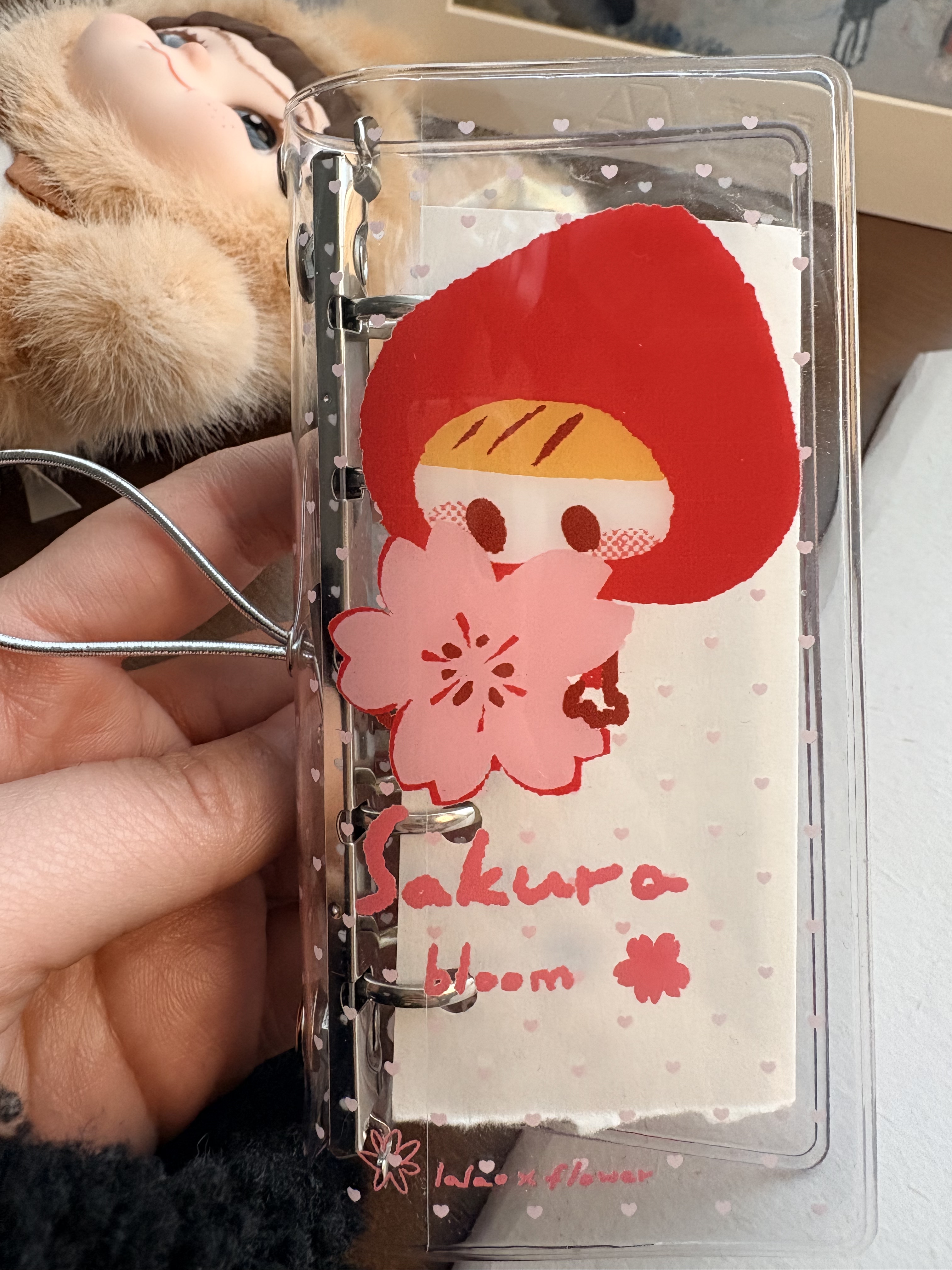 Lalakoo 原创M 2.5手帐活页本可爱卡通少女心学生手帐素材透明