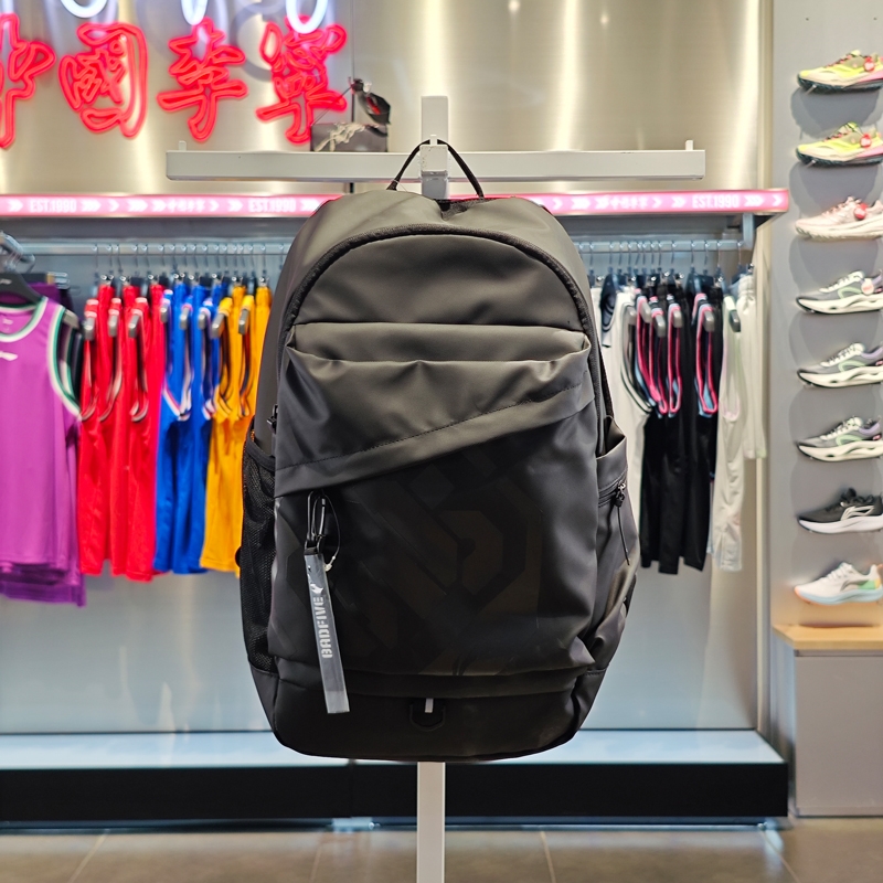 李宁中国男女通用反光双肩包