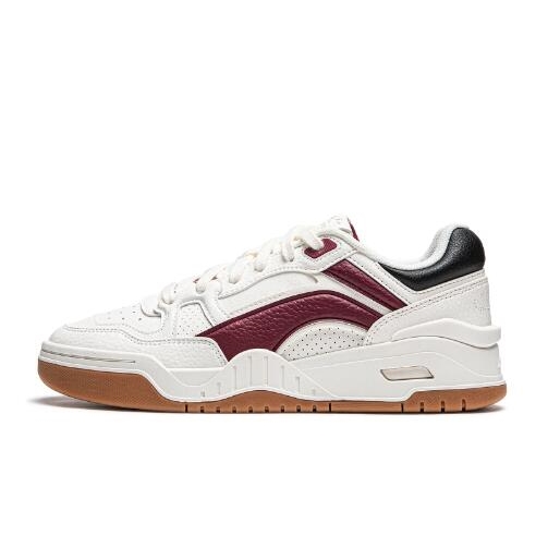 李宁休闲鞋 月白2.0 女款低帮柔软回弹撞色经典运动板鞋AGCU276