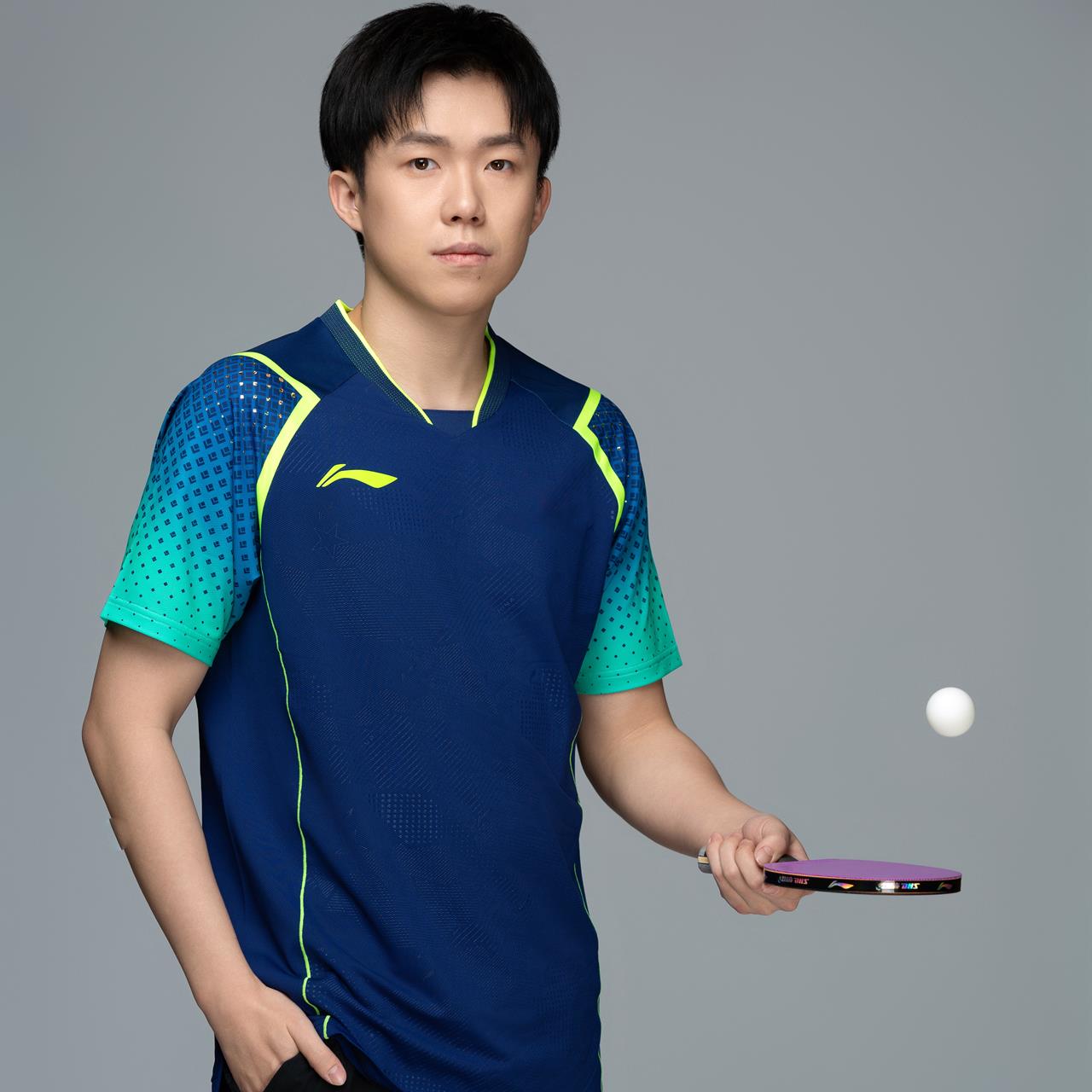 李宁乒乓球服短袖2024新款国家队同款男款女比赛服运动服aayu039