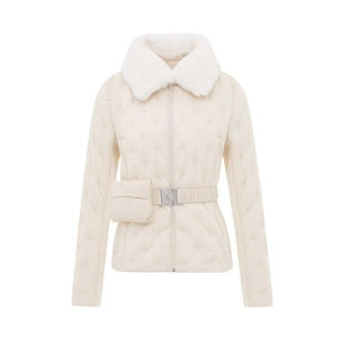 李宁 1990女子防泼水90%鹅绒短羽绒服AYMV642-3