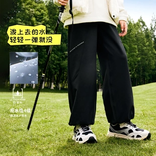 李宁男女大童束脚反光防泼水宽松运动长裤 YYKV169